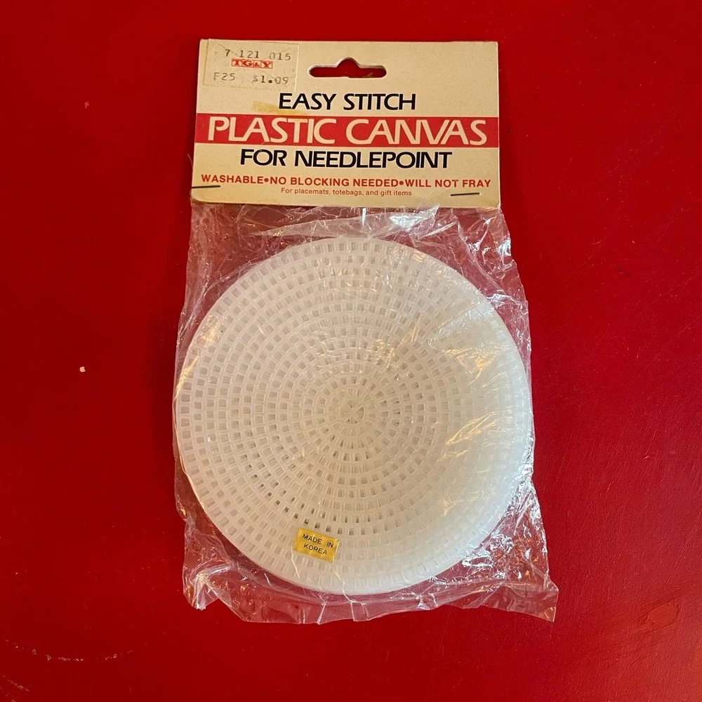 Vintage Easy Stitch‎ Plastic Canvas For Needlepoint 12 pieces 4